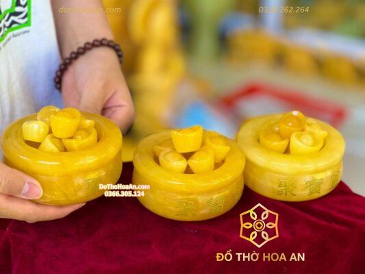 Bát Tụ Bảo Ngọc Hoàng Long Vật Phẩm Chiêu Tài Lộc, May Mắn