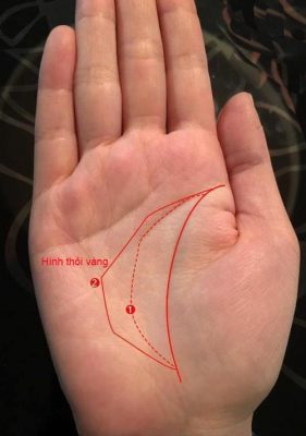 đường chỉ tay thỏi vàng