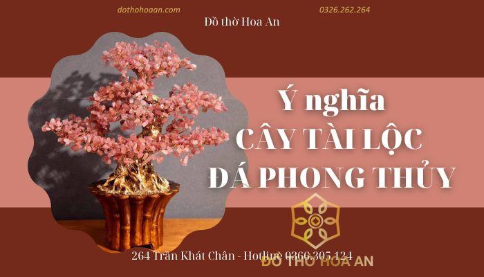 Cây tài lộc đá phong thủy