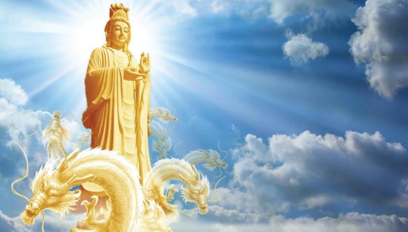 Hình ảnh bồ tát cứu thoát chúng sinh khỏi nổi khổ