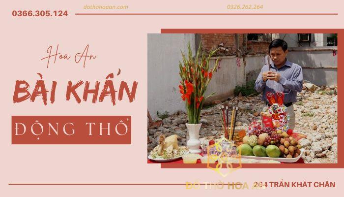 Văn khấn Động Thổ trước khi làm nhà