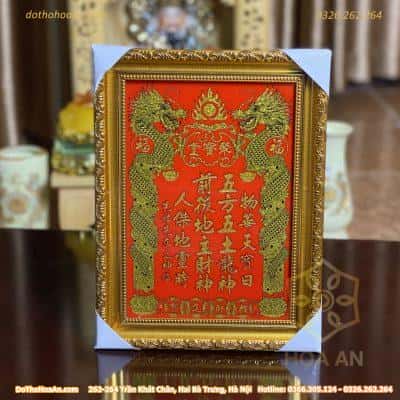 Bài Vị Thần Tài Thổ Địa Kim Tuyến