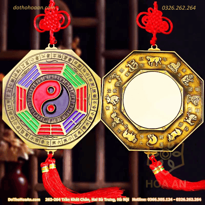 Gương Bát Quái Đồng Âm Dương Ngũ Hành