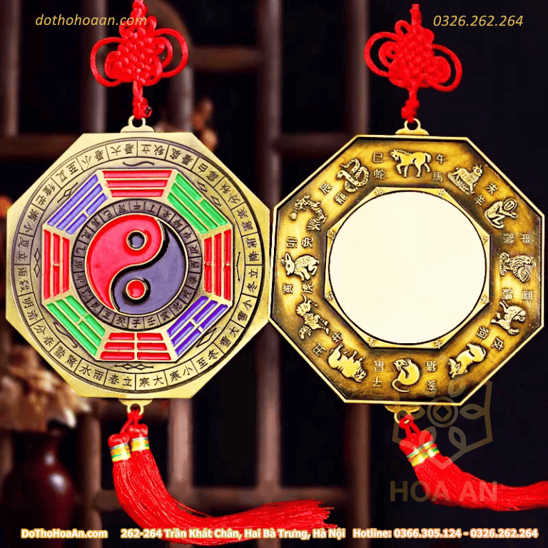 Gương Bát Quái Đồng Âm Dương Ngũ Hành