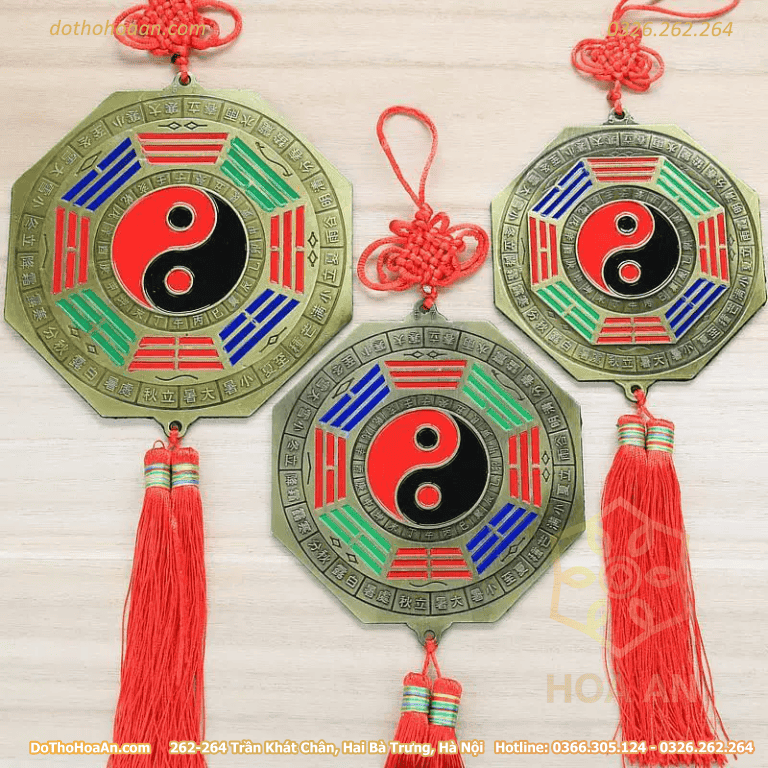 Gương Bát Quái Đồng Âm Dương Ngũ Hành