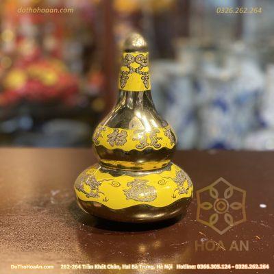 Nậm Rượu Men Vàng Kim Sa