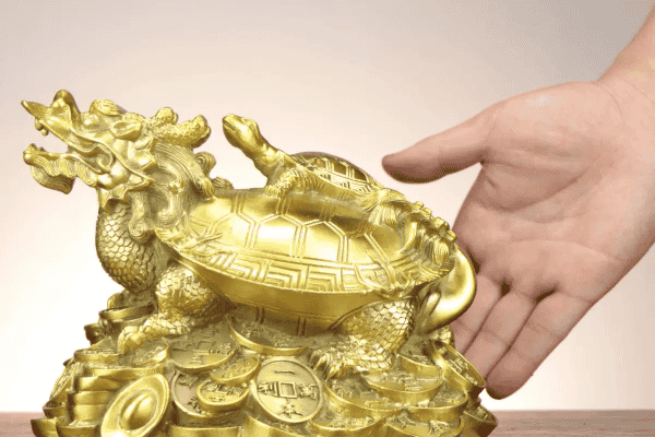Long Quy Cõng Rùa Con Đồng Phong Thuỷ