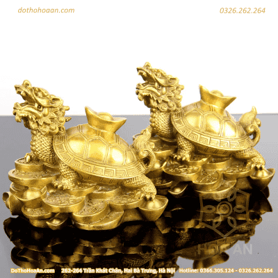 Long Quy Cõng Vàng Đồng Phong Thủy
