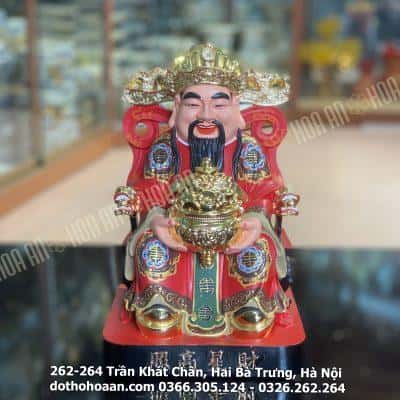 Tượng Thần Tiền Triệu Công Minh Áo Đỏ Composite