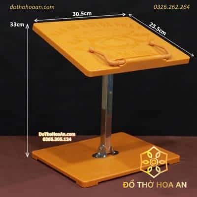 Bàn Tụng Kinh Nhựa Gấp Gọn