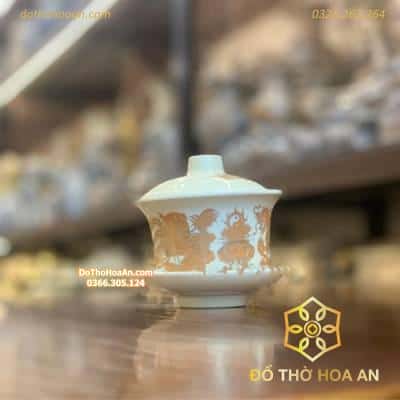 Bát Sâm/ Bát Nước Men Vàng Ngà – Trung