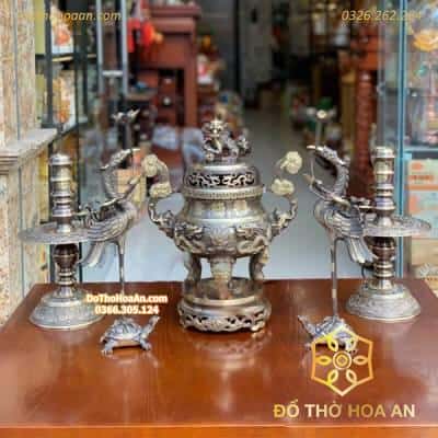 Bộ Đỉnh Đồng Ngũ Sự Rồng Nổi – 50
