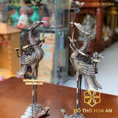 Hạc Thờ Thân Sen Đồng Hai Công Nghệ – 60