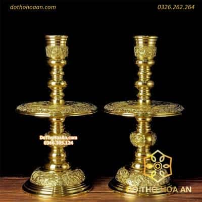 Nến Đồng Chạm Tứ Linh Đài Loan – 60