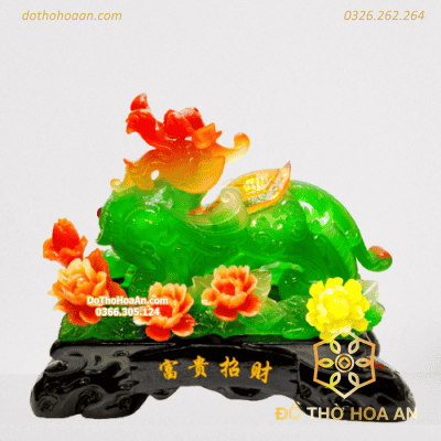 Tỳ Hưu Hoa Mẫu Đơn – 60×60