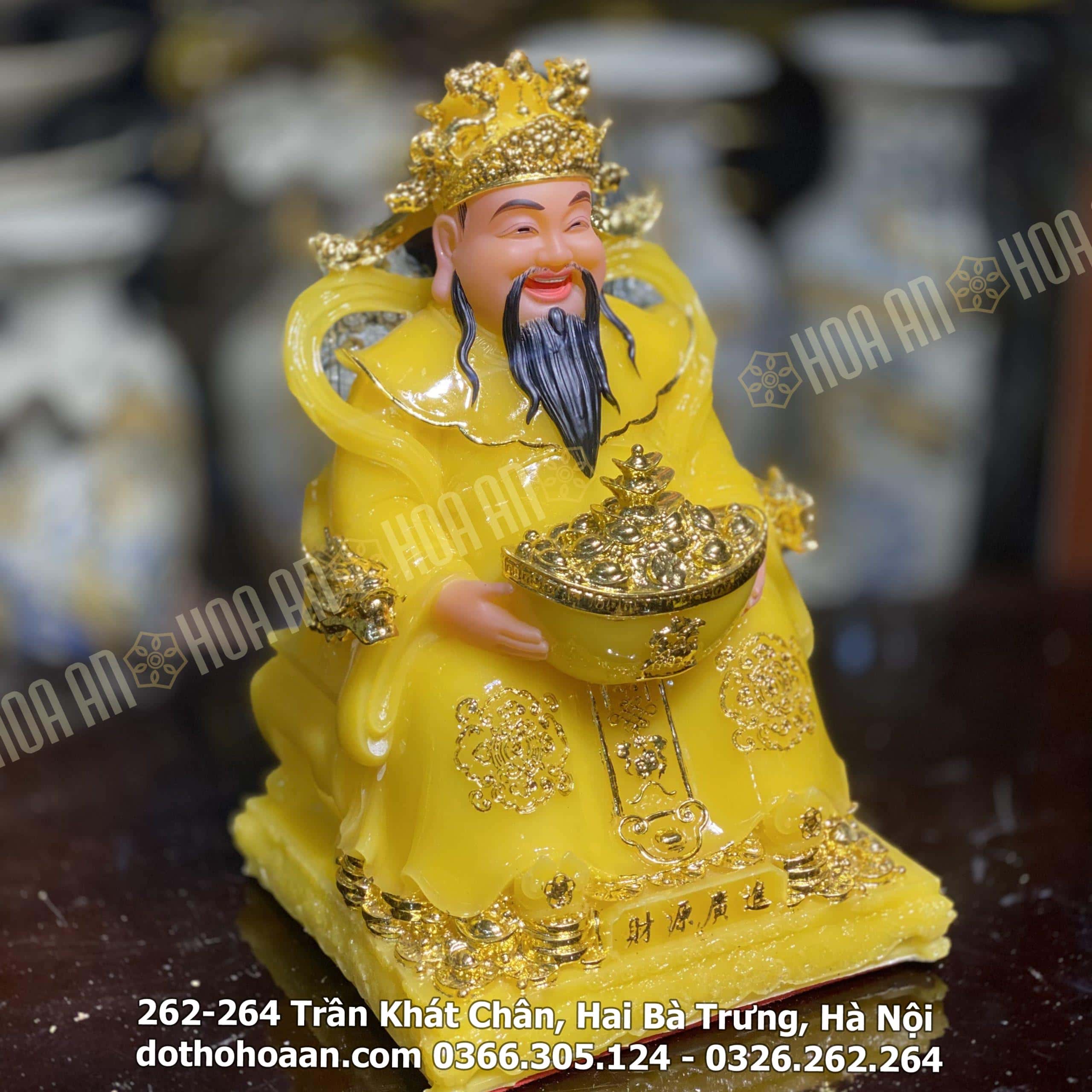 Thần Phát Phú Quý Rồng Bột Đá Vàng Gấm (10)