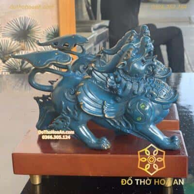 Tỳ Hưu Đồng Đài Loan Màu Xanh Lam