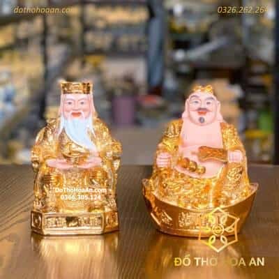 Tượng Thần Tài Thổ Địa Kim Sa