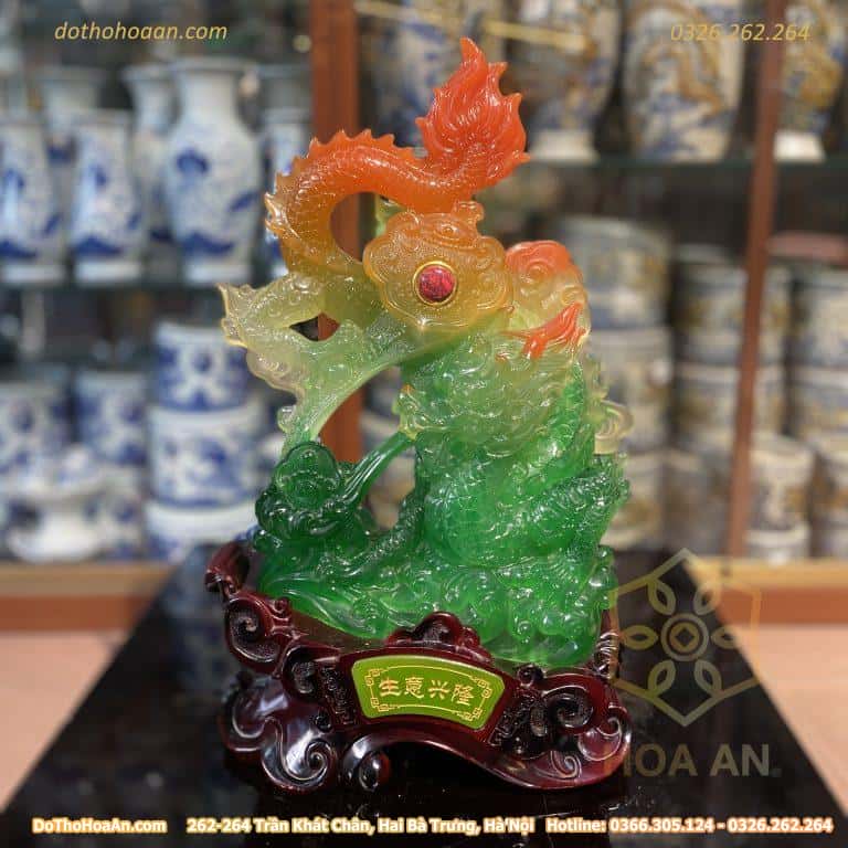 Thanh Long – Rồng Xanh Cuộn Gậy Như Ý