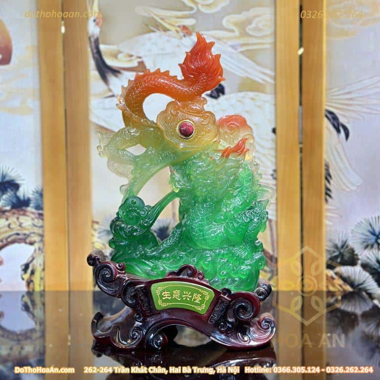 Thanh Long – Rồng Xanh Cuộn Gậy Như Ý