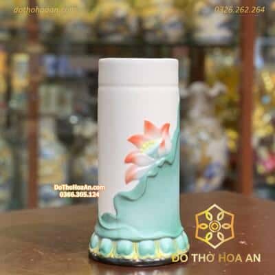 Ống Hương Hoa Sen Sứ Đức Hóa