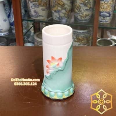 Ống Hương Hoa Sen Sứ Đức Hóa1