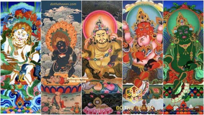 Ngũ Bộ Thần Tài Là Ai? Thần Chú Mật Tông Tây Tạng Ngũ Bộ Thần Tài