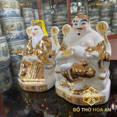 Tượng Thần Tài Thổ Địa Dát Kim SP0012441