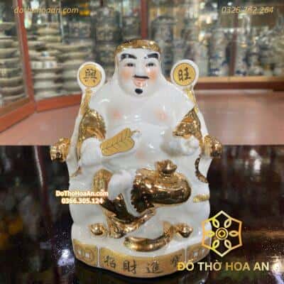 Tượng Thần Tài Thổ Địa Dát Kim SP0012442