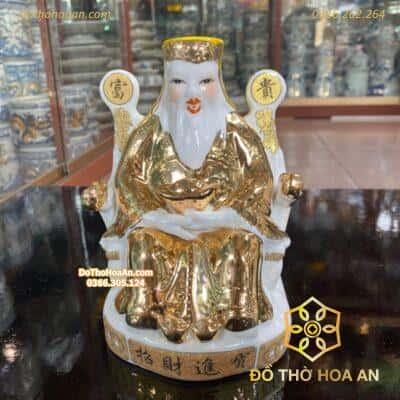 Tượng Thần Tài Thổ Địa Dát Kim SP0012443