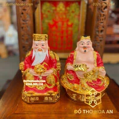 Tượng Thần Tài Thổ Địa Hồng Kông Đỏ