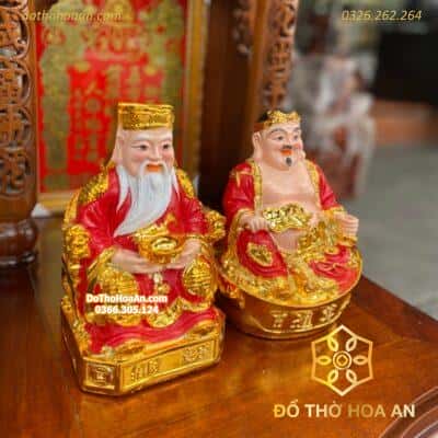 Tượng Thần Tài Thổ Địa Hồng Kông Đỏ1