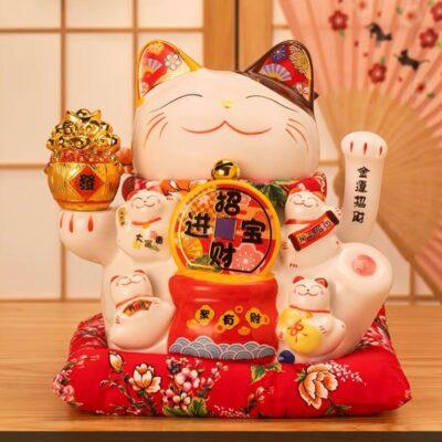 Mèo Thần Tài Chiêu Tài Tiến Bảo 25cm