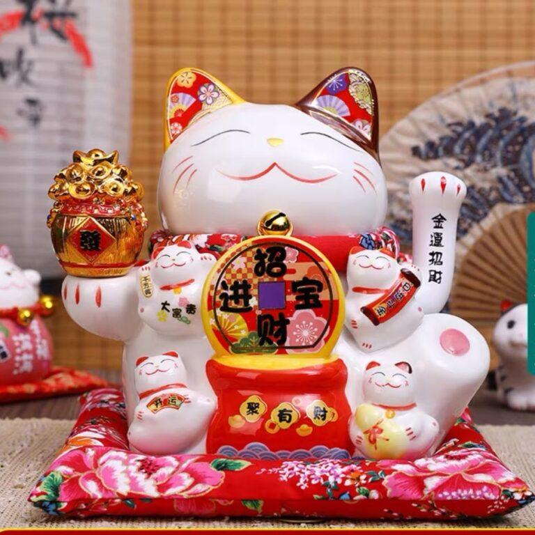 Mèo Thần Tài Chiêu Tài Tiến Bảo 25cm