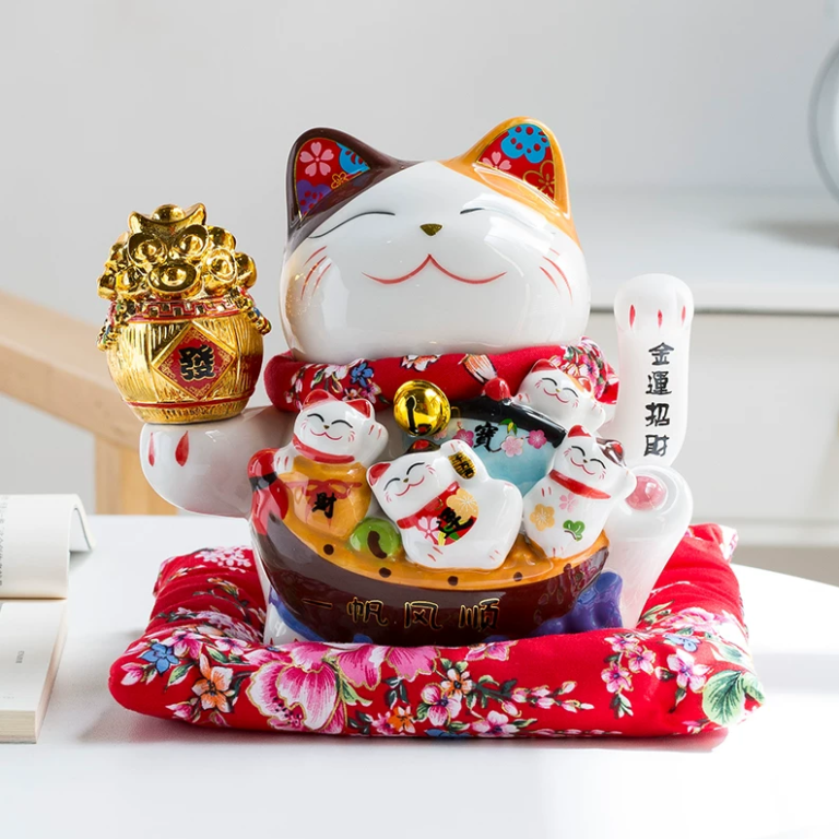 Mèo Thần Tài Tài Thông Tứ Hải