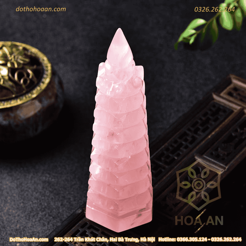 Tháp Văn Xương Đá Hồng 9 Tầng (5)