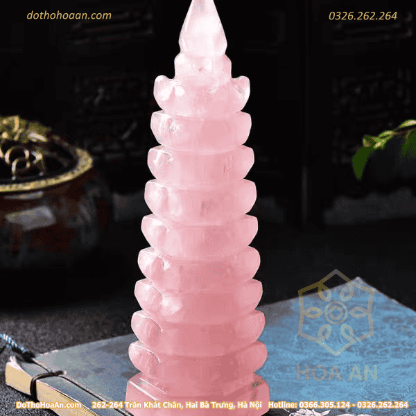 Tháp Văn Xương Đá Hồng 9 Tầng