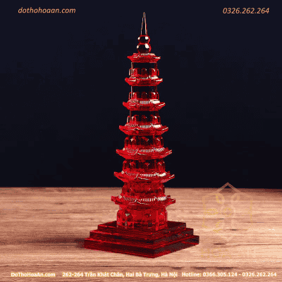 Tháp Văn Xương Pha Lê Đỏ