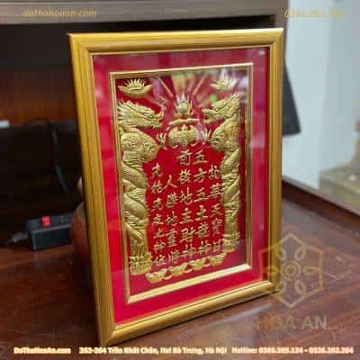 Bài Vị Thần Tài Thổ Địa Dát Vàng