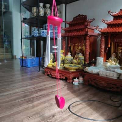 Chuông Gió Treo Gỗ Đỏ2