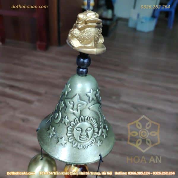 Chuông Gió Treo Thiền Thừ Đồng TY706A2 Chuông Gió Treo Thiền Thừ Đồng TY706A2