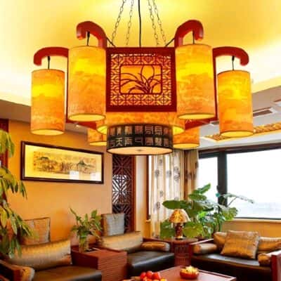 Đèn Thờ Thả Gỗ 34