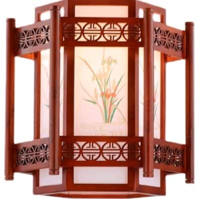 Đèn Thờ Thả Gỗ A361