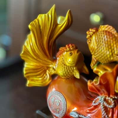Đôi Cá Chép Đón Lộc Phong Thủy2