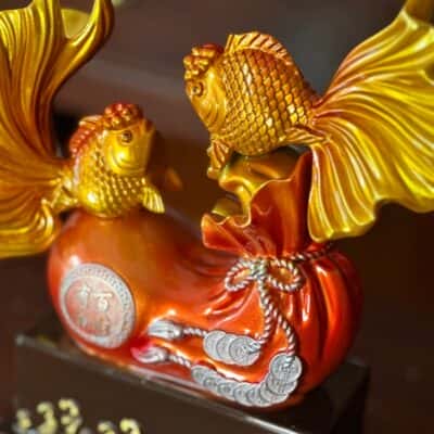 Đôi Cá Chép Đón Lộc Phong Thủy3