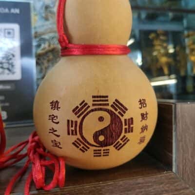Hồ Lô Gỗ Bát Quái Âm Dương1