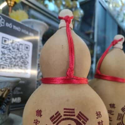 Hồ Lô Gỗ Bát Quái Âm Dương2