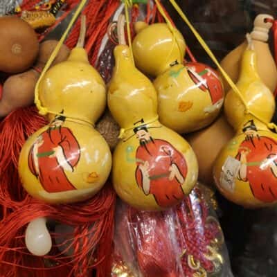 Hồ Lô Gỗ/Móc Treo Chìa Khóa Hồ Lô Gỗ Hình Phúc1