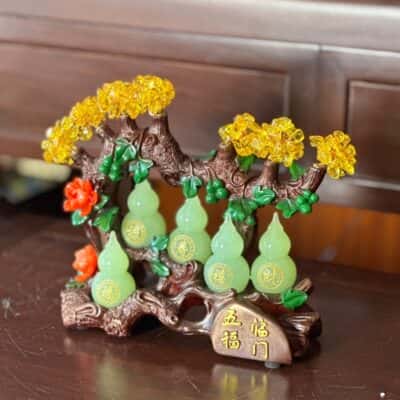 Ngũ Hồ Lô Bột Đá Ngọc Phong Thủy1