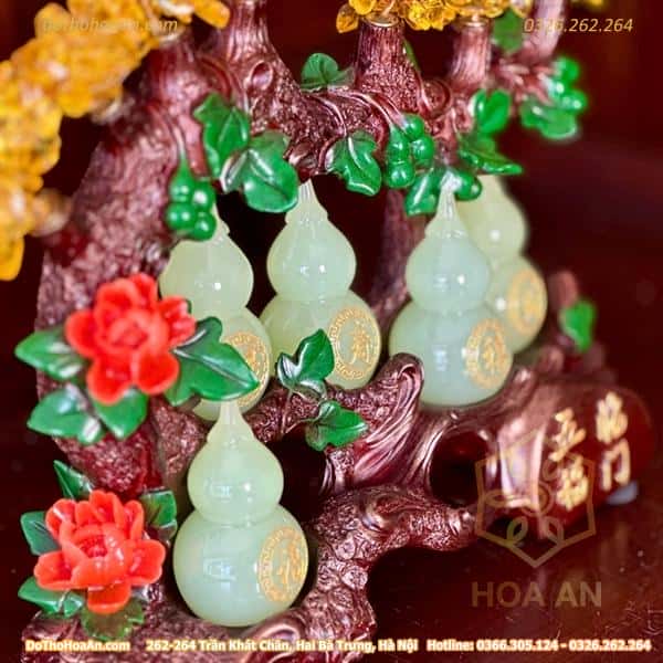 Ngũ Hồ Lô Bột Đá Ngọc Phong Thủy2 Ngũ Hồ Lô Bột Đá Ngọc Phong Thủy2